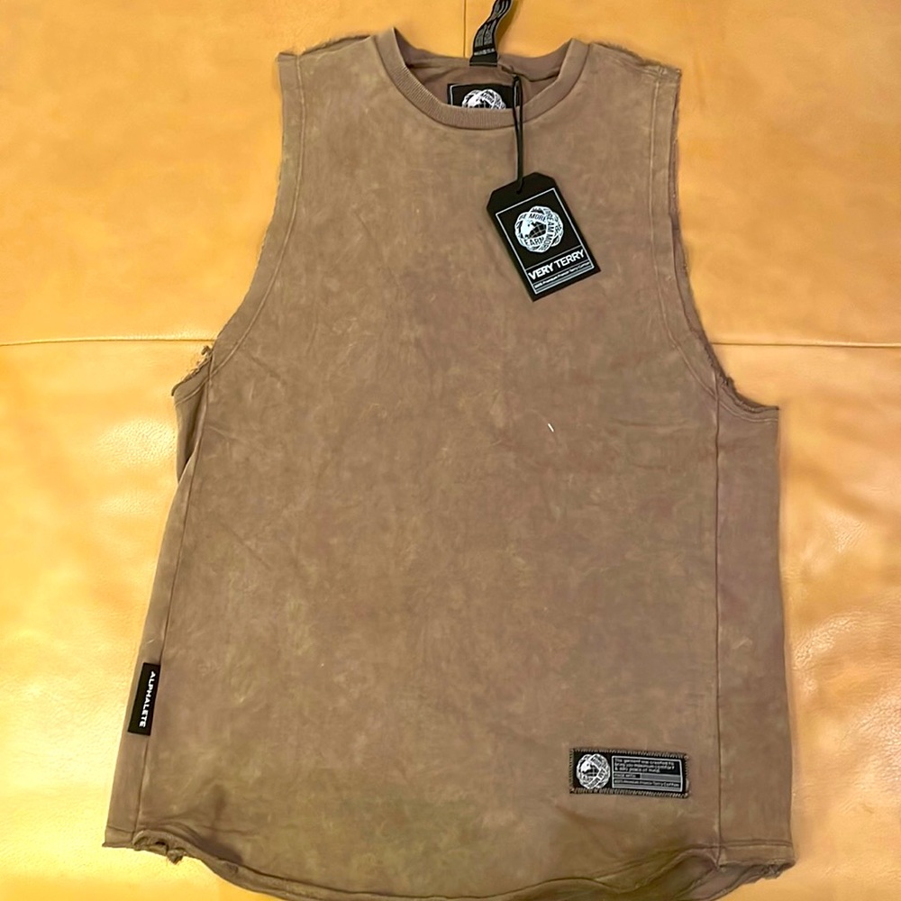 New Alphalete Very Terry Tank Top